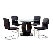 Browse a large selection of kitchen and dining room tables, including wood, metal, plastic and glass dining table ideas in round, oval and rectangular designs. 5pc Spearelton Oval Pedestal Round Dining Table Set Black Homes Inside Out Target