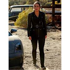 Taking the name skye, she became a skilled hacktivist , opposing organizations like s.h.i.e.l.d. Agents Of Shield Skye Jacket Chloe Bennet Biker Leather Jacket