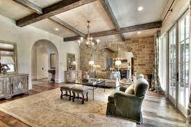 Impressive living room with ceiling beams and fireplace. Ceiling Beams In Interior Design How To Incorporate Them In Your Home