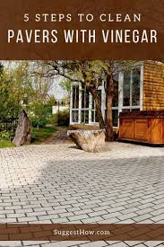 We came in right at about $45 which included everything we used. How To Clean Pavers With Vinegar Follow 5 Easy Steps Cleaning Pavers Pavers Clean Patio