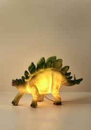 Sight For Saur Eyes Lamp In Stegosaurus Cool Lamps Quirky Decor Dinosaur Lamp