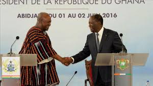 Côte d'ivoire)‏ كوت ديفوار دولة في غرب أفريقيا. Ø±Ø¦ÙŠØ³Ø§ ÙƒÙˆØª Ø¯ÙŠÙÙˆØ§Ø± ÙˆØºØ§Ù†Ø§ ÙŠØªØ¹Ù‡ Ø¯Ø§Ù† Ø¨Ø§Ù„ØªÙˆØµ Ù„ Ø¥Ù„Ù‰ Ø­Ù„ ØªÙØ§ÙˆØ¶ÙŠ Ø¹Ø§Ø¯Ù„ Ù„ØªØ³ÙˆÙŠØ© Ø§Ù„Ù†Ø²Ø§Ø¹ Ø§Ù„Ø¨Ø­Ø±ÙŠ