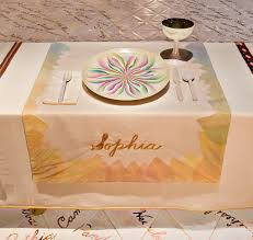 In order to understand the dinner party, we must keep in mind that the sculptural painted plates were intended to be metaphors rather than realistic representations. Dinner With Judy Chicago