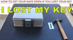 The battery for the keypad died, and i lost the key to open the safe. How To Open Your Safe If You Lose The Key Youtube