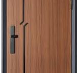Modern Simple Design Turkish Style Steel Wood Armored Door Security Door  for The Steel Frame Main Door Design