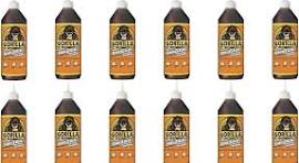 Gorilla Original Waterproof Polyurethane Glue, 36 ounce Bottle, Brown, (Pack of 12)