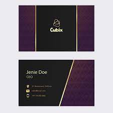 A weak business card design comes across as unprofessional, driving away people who could be a great fit your services. Business Cards Velvet Astuae