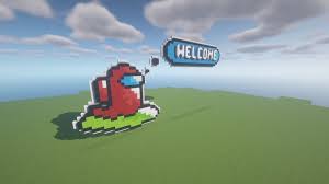 Mythic a pixel art journey resource pack for 1 16 4 1 15 2 1 14 4. Amongus Pixel Art Welcome Minecraft Map