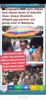 Pada pemilu 2018 lalu dia berjanji anwar ibrahim yang akan menggantikannya, yang keduanya memimpin koalisi pakatan harapan yang memiliki. Dikaitkan Skandal Anwar Adrielle Iman Tidak Teragak Agak Saman