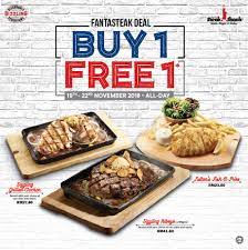 We will alert you when there is an awesome deal ! Follow Me To Eat La Malaysian Food Blog Ny Steak Shack Buy 1 Free 1 Promotion From 19 To 22 November 2018