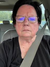 woman's casual morning routine