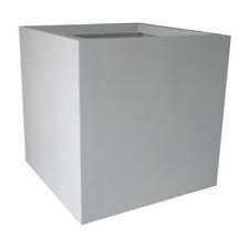 Woven hedge bag 20cm x 1 metre. 60cm White Fibrestone Contemporary Box Planter Square Garden Pot Cube Container 708302671064 Ebay