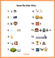 I'm saying this honestly, it is one of th. Emoji Quiz Can You Name These Children S Films