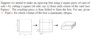 If you want to change when a card is due, you can either reschedule it or reposition it, which could be quite tedious depending on how many cards you have. Suppose We Intend To Make An Open Top Box Using A Chegg Com