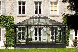 Photo Veranda Avec Toiture En Verre Double Vitrage Veranda En Verre Styles De Toit Toit En Verre