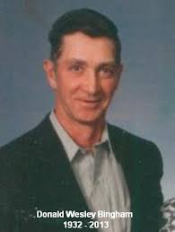 Pvt Donald Wesley Bingham (1932-2013)