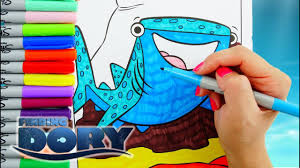 Must contain at least 4 different symbols; Coloring Destiny Finding Dory Coloring Pages And Drawing Kids Activity Youtube