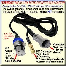 Alibaba.com offers 1,298 3 pin microphone connector products. Kenwood Microphone Cable 8 Pin Foster To 3 Pin Xlr 1 4 Ptt Amateur Ham Ebay