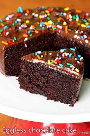 Eggless Chocolate Cake Recipe How To Make Eggless Cake Recipe Eggless Cake Recipe Chocolate Cake Recipe Moist Eggless Chocolate Cake