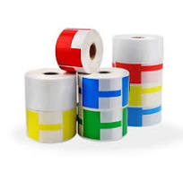 Custom Sticker Custom Colors OEM Printing Roll Blank Adhesive Barcode  Thermal Paper Label Blank Label