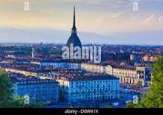 Mole Antonelliana, Torino, Piedmont, Italy - view of the city of ...