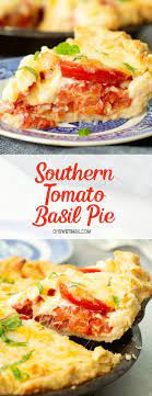 Southern Tomato Pie Recipe Truly The Best Oh Sweet Basil Recipe Tomato Pie Recipe Southern Tomato Pie Recipes
