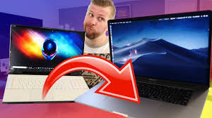 Logitech k78 multi media keyboard and logitech mx master 2 mouse, which works with one receiver, just take receiver out /no wires put in window or mac laptop and logitech options software comes for both mac and windows. I Tried To Switch From Alienware Area 51m To Macbook Pro Here S What Happened Youtube