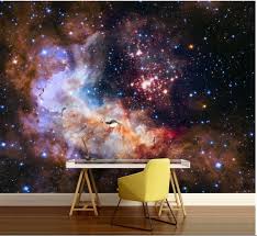 Galaxy Wallpaper Wall Mural Stars Nebula Wallpaper Star Living Room Murals Room Wallpaper Room Paint