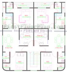 3 bedroom house plans with 2 or 2 1/2 bathrooms are the most common house plan configuration that people buy these days. House Plans Of Two Units 1500 To 2000 Sq Ft Autocad File Free First Floor Plan House Plans And Designs