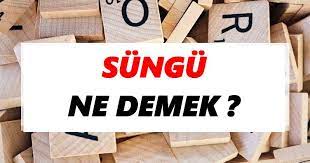 Check spelling or type a new query. Sungu Ne Demek Tdk Ya Gore Sungu Sozluk Anlami Nedir Tdk Anlami Haberleri