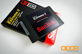 In our first look at the packaging we see a pretty large box. Review Sandisk Extreme Ii 240gb Ssd Custom Pc Review