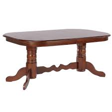 Shop for white pedestal dining tables online at target. Double Pedestal Extendable Dining Table Sunset Trading