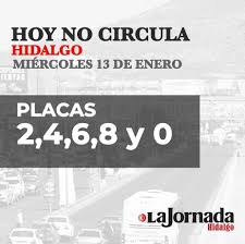 El hoy no circula fue aplicado como una medida para evitar el incremento de contagios en los municipios de hidalgo sin embargo miles de personas tuvieron que dejar los … Hoy No Circula Miercoles 13 De Enero La Jornada Hidalgo