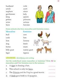 Good Grammar 1st Grade Grammar Nouns Gender 1 English Worksheets For Kids English Grammar For Kids Word Puzzles For Kids