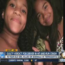 Verdict in crash that killed 10-year-old girl