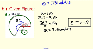 Any portion of a circumference, such as would be created by two radii some known central angle apart, is. Finding The Central Angle Given Arc Length And Radius Youtube