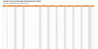 excel based repaye calculator and student loan amortization