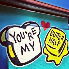Stream tracks and playlists from austin valentine on your desktop or. Visit The You Re My Butter Half Mural 365 Things Austin