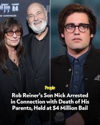 🔗: bit.ly/48RT2Wi Nick Reiner has been taken into custody following the  deaths of his parents, Rob and Michele Reiner. Rob and Michele were killed  in their Los Angeles home on Sunday, Dec.