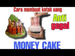 Cara membuat kotak uang buat money cake Cara Membuat Kotak Uang Untuk Money Cake Rolling Gampangbanget Youtube