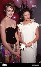 Michelle Johnson and Demi Moore 1984 Credit: Ralph Dominguez/MediaPunch  Stock Photo - Alamy