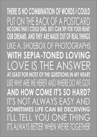 Discover and share better together quotes. Better Together Jack Johnson Wedding Engagement Song Lyric Lyrics Wall Ebay Better Together Jack Johnson Jack Johnson Quotes Engagement Songs