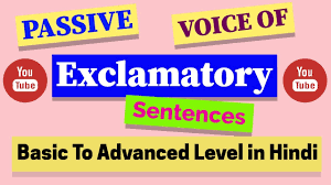 Active and passive voice in hindi thexvid.com/video/bdpfgc8yzfe/video.html english grammar Passive Voice Of Exclamatory Sentence Voice Of Exclamatory Sentence In Hindi English Grammar Youtube
