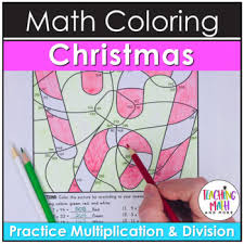 These free christmas math worksheets are a really fun and effective way for 2nd grade, 3rd grade, 4th grade, 5th grade, and 6th grade students to practice math this december. Math Christmas Coloring Pages Worksheets Teaching Resources Tpt