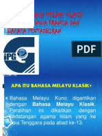 Definisi Bahasa Melayu Kuno
