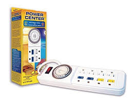 Look At This Coralife 05150 Power Center Day Night Timer Strip Power Timer Day