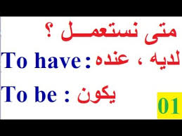 تعلم اللغة الانجليزية بسهولة وسرعة تصريف الافعال في اللغة الانجليزية للمبتدئين To Be To Have Youtube