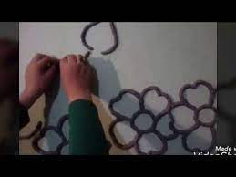 كيف تصصم رسمة علي جدران الحائط من عجينة الورق الجزء الثاني youtube clay art worksheets for kids art