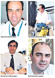 Los fallecidos: dos pilotos y ocho expertos en turismo y convenciones