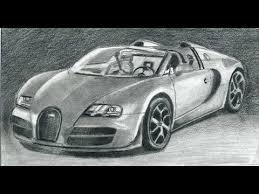 Youdraw How To Draw Bugatti Veyron Super Car Step By Step Youtube Car Painting Super Cars Bugatti Veyron
